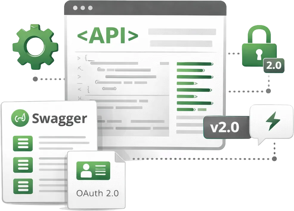 API REST avec documentation OpenAPI/Swagger, versionnage et OAuth 2.0